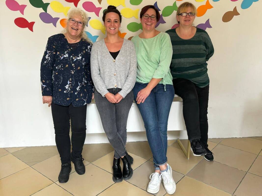 Bild Team OGTS - Janin Goßner, Tamara Sauter, Nicole Czerwinka, Wilhelmine Seiwerth