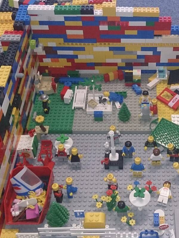 Bild Bauwerk aus Lego